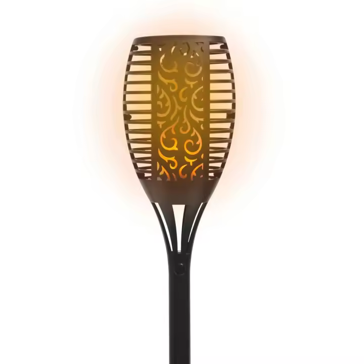 Antorcha LED Solar Crepuscular Flama 1W 72x51 Matel - 1