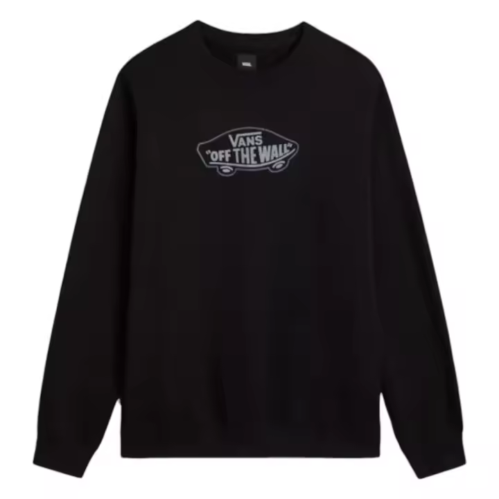 Sudadera Vans Off The Wall Board Crew-B Negro Vn000Hwtblk1 Hoodie Hombre - 1