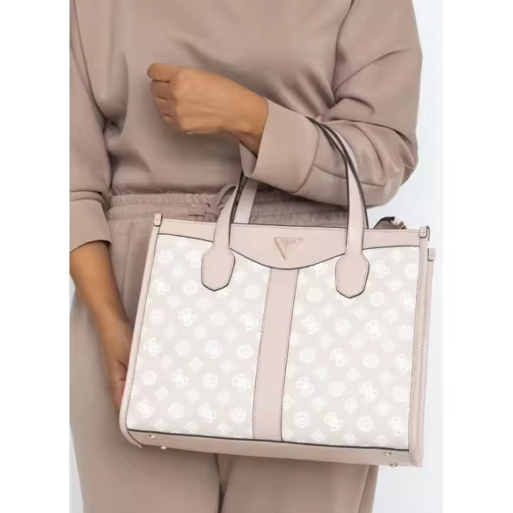 Bolso Guess Silvana 2 Compartment Tote nude - 1