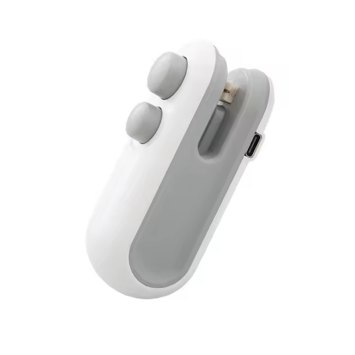 Mini Sellador de Bolsas - Sellador tÃ©Rmico portátil recargable 2 en 1 Para bolsas de plástico de apperitivos y almacenamiento de - 1