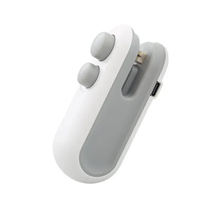 Mini Sellador de Bolsas - Sellador tÃ©Rmico portátil recargable 2 en 1 Para bolsas de plástico de apperitivos y almacenamiento de - 1