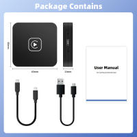 Adaptador De Cable Inalámbrico 2 En 1 Para Coche Wireless CarPlay Android Auto Soporte Spotify Netflix Para Mazda Toyota Mercedes Peugeot Volvo - details 15