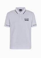 Polo Emporio Armani EA7 3DPF19 PJ04Z 1100 white - details 0