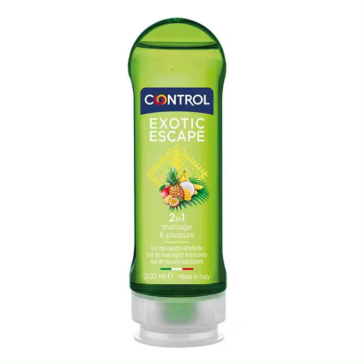 Control Exotic Escape Massage Gel 200 Ml - Lubricante íntimo de Calidad - 1
