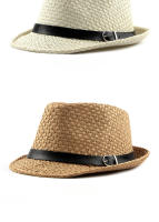 Sombrero De Paja Transpirable Para Hombres Y Mujeres Moda Coreana Simplicidad Estilo Jazz Protección Solar Verano - details 8