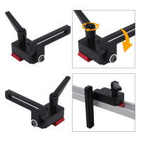 Aluminio Stop De Rieble Para Trabajo Con Madera Limitador De Camino T-Slot Workbench Conector Deslizante Y Stopper De Fosa - details 27