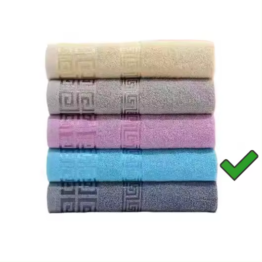 STARLEY*-Set de Toalla 3 Piezas 80% algodón,20%poliéster,Gran absorción, 500 g / m2, súper Suave, (1 Pieza 30x50; 1 Pieza 50x100; 1 Pieza 70x140) - 1