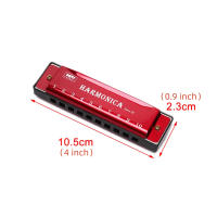 Harmonica Diatónica De 10 Agujeros En Clave De C Con Estuche Para Principiantes Y Niños Regalo Ideal Con Estuche Incluido - details 0