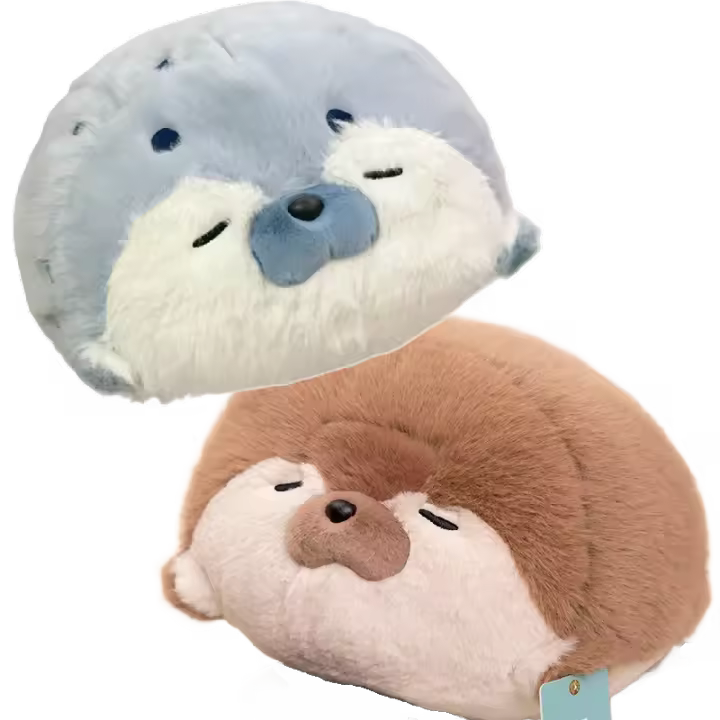 Almohada De Peluche Seal Kawaii Animal Marítimo Suave Oso De Playa Muñeco De Peluche Simulación Regalo De Cumpleaños Para Todas Las Edades - 1