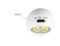 Lámpara De Pared Con Sensor De Movimiento PIR Luz Nocturna LED COB Rotativa 360° Con Imán USB/Batería Para Dormitorio Baño Cocina - details 7