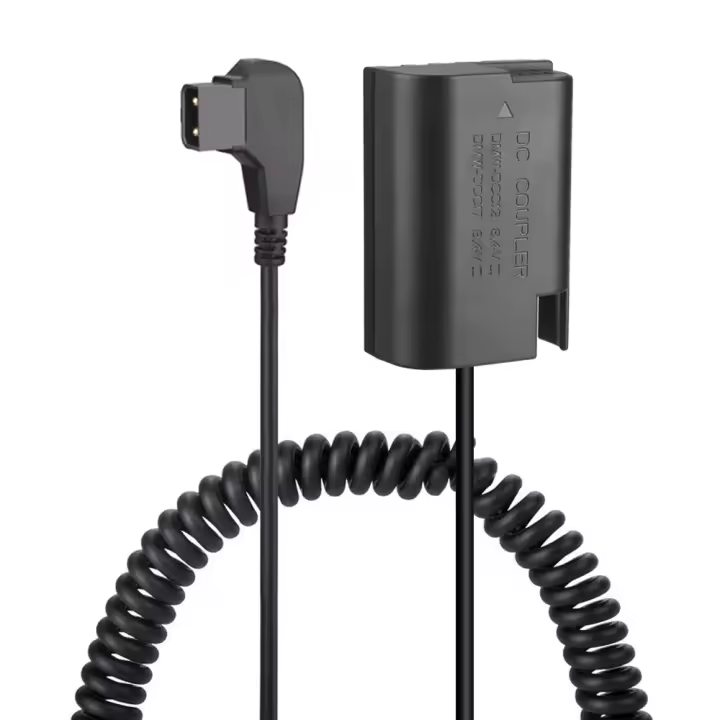 Adaptador D-TAP Cable De Resorte a Batería Falsa DMW-BLK22 Y Coupler DC Para Panasonic DC-S5 DC-S5K Lumix S5 GH6 Accesorio Digital Recargable - 1