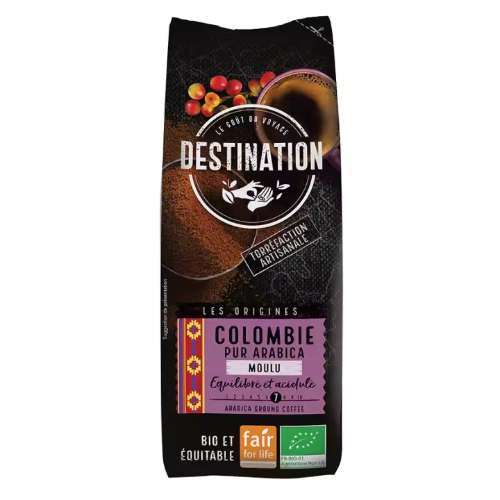 Destination Café Molido Colombia 100% Arábica 250G - 1
