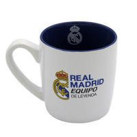 Real Madrid Taza Cerámica 380ml, Diseño con Escudo, Producto Oficial Real Madrid, Regalo Cumpleaños Niños, Niñas y Adultos, Navidad, Reyes, Taza Fútbol, color Blanco - details 6