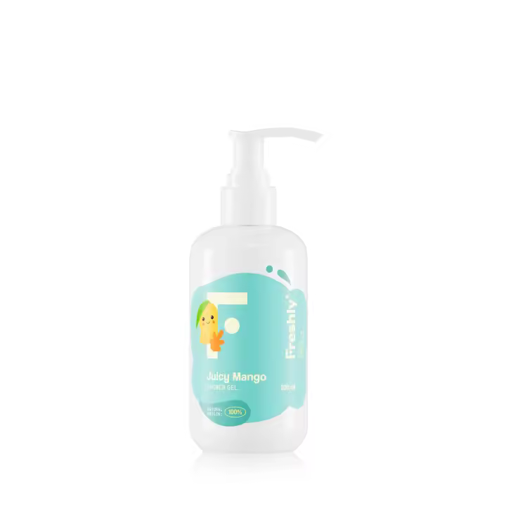 Freshly Cosmetics - Gel baño piel atópica bebé y niños Juicy Mango Shower Gel - 1