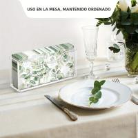 Caja De Pañuelos De Acrílico Transparente 1pc Soporte Para Toallas De Mesa Decoración Para Oficina Hotel Casa - details 3