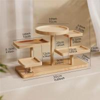 Soporte De Tres Niveles Para Pastel Múltiple Estante De Mostrador Para Fiesta En Casa Restaurante Mesa De Dormitorio Material Madera - details 5