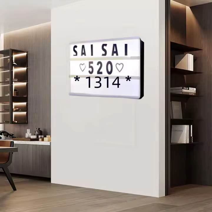 Luz Nocturna LED Para Cartas Y Cajas DIY Potenciada Por USB O Batería A3 A4 A5 A6 Decoración De Fiesta De Cumpleaños Lámpara De Escritorio Para Pared - 1