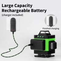 4D 16 líneas nivel láser verde autonivelante 360 regalo para hombres Cruz Horizontal y Vertical nivel láser verde súper fuerte - details 2