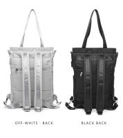 Mochila GRANDE impermeable para ordenador portátil, bolso escolar Unisex, Color sólido, japonés, bla - details 9