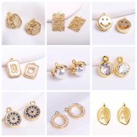 Bolas Redondas Y Planas De Latón Galvanizado En Oro 18K Para Suministros De Joyería DIY Accesorios Para Pulseras Y Collares - details 31