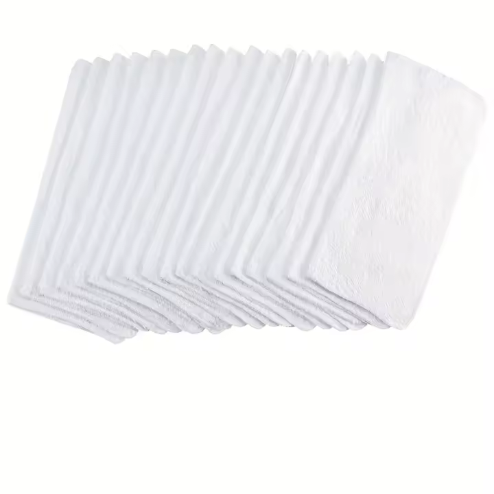 Toallas Desechables Individualmente Empaquetadas 5pcs Absorción Buena Blanca Para Salon De Belleza Baño De Pies Hotel - 1