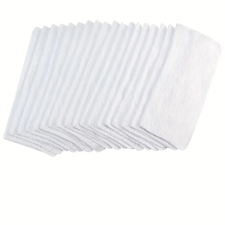 Toallas Desechables Individualmente Empaquetadas 5pcs Absorción Buena Blanca Para Salon De Belleza Baño De Pies Hotel - 1