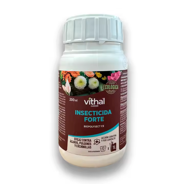 Insecticida Forte Biopolysect | Aceite de Colza 77,7% ECOLÓGICO Muy Eficaz contra Pulgones, Ácaros (Araña Roja), Cochinillas... Elimina Insectos y Ácaros comunes | 200ml para Aplicar 600 m2 | Apto para Agricultura ECO | Nexum+Market - 1
