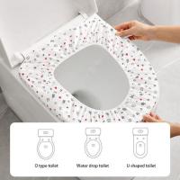 Cubierta De Inodoro Desechable Portátil Seguridad Hogar Viaje Empaque Independiente No Tejida Doble Capa De Tela Gruesa - details 7