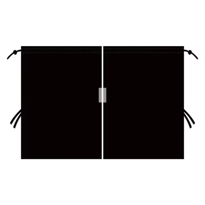 2PCS/set De Cortinas De Privacidad Para Coche Universal Cortinas De Partición Trasera Para Taxi Protección Interior De Coche - 1