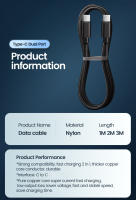 Cable De Datos Para Móvil 60W Con Luz Tipo C a Tipo C Cargador Rápido Para iPhone15 Samsung Huawei Cable De Transmisión De Datos De Alta Velocidad - details 10