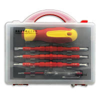 Destornillador Aislado 5-en-1 Multiusos Doble Uso Como Lápiz Eléctrico Y Destornillador Magnético Set De Herramientas Para Electricistas - details 5