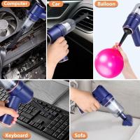 Aspirador de Mano Inalámbrico para Coche, 45W 3600mA Potente Mini Aspirador, Aspirador de Mano con Luz LED y Filtro HEPA Lavable, Aspiradores de Mano Adecuados para Pelo de Mascotas, Hogar, Oficina - details 6