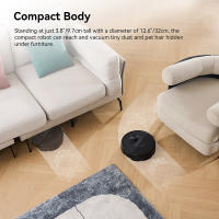 Proscenic Q8 MAX Robot Aspirador 4200 Pa, Navegación LiDAR, Autovaciado de Polvo, Autonomía 200 Min, Ideal para Hogares Grandes y con Mascotas, Control por Amazon Alexa, Google Home, Siri, IFTTT - details 15