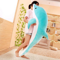 Gran Peluche Delfín Juguete De Animal Marítimo Suave Para Niñas Muñeca Bebé Almohada Para Dormir Regalo De Navidad Cumpleaños Halloween Para Niños - details 4
