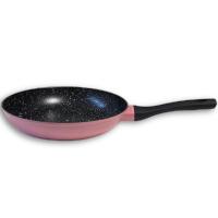 Sartenes de Cocina Color Rosa Elite, De Aluminio Forjado, Revestimiento Aspecto Piedra, Antihaderente Tricapa, Compatible con Gas, Vitrocerámica y Cocinas De Inducción, Libre De Pfoa - details 2