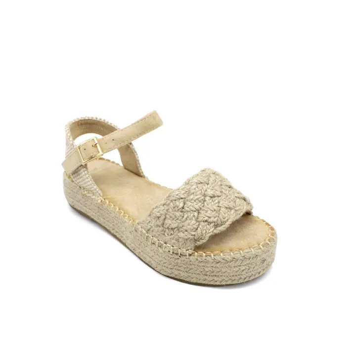 Calzados Soraia Sandalia Mujer Verano Plataforma Yute Ganchillo Cómoda Tendencia - 1