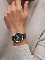 Reloj De Pulsera TOMI Para Hombres Minimalista Y De Moda Deportiva Con Calendario Y Material De Cuero Casual De Cuarzo - details 21