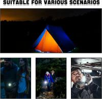 Lámpara de taller LED recargable: 7 Modos de linterna, Batería externa IP54, resistant to Agua, Luz DE TRABAJO LED magnética para reparación de coche, camping, Emergency - details 0