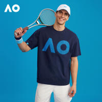 Camiseta Deportiva AO Australian Open Para Hombres Cuello Redondo Manga Corta Color Multicolor Algodón Suave Para Correr Y Jugar Al Tenis - details 1