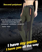 Pantalones De Hielo LNGXO Para Mujer Impermeables Y Cálidos De Poliéster Y Spandex Para Senderismo Trekking Camping Esquí Outdoor Resistente Al Viento Trousers Gruesos - details 3