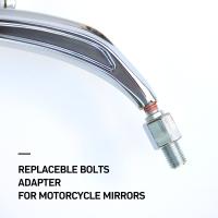 Accesorios Para Manillar De Motocicleta Adaptador De Hilo De 8mm a 10mm Aluminio CNC Para Bicicleta Eléctrica Motocicleta Scooter Moped Supermoto - details 2