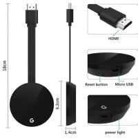 Para Google Chromecast Ultra Premium TV Streaming Dispositivo 1080P HDR WiFi Ethernet - details 1