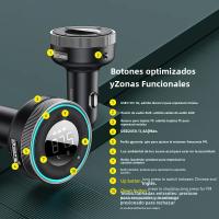 BIT Baseus-modulador transmisor FM para coche, inalámbrico, Bluetooth 5,0, Cargador rápido USB, reproductor de Mp3, Radio auxiliar, Kit de música, manos libres - details 4