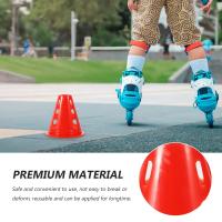 Conos Coloridos De 8cm Para Patinaje Y Fútbol Marcador De Entrenamiento De Agilidad En Carretera Y Gimnasio - details 1