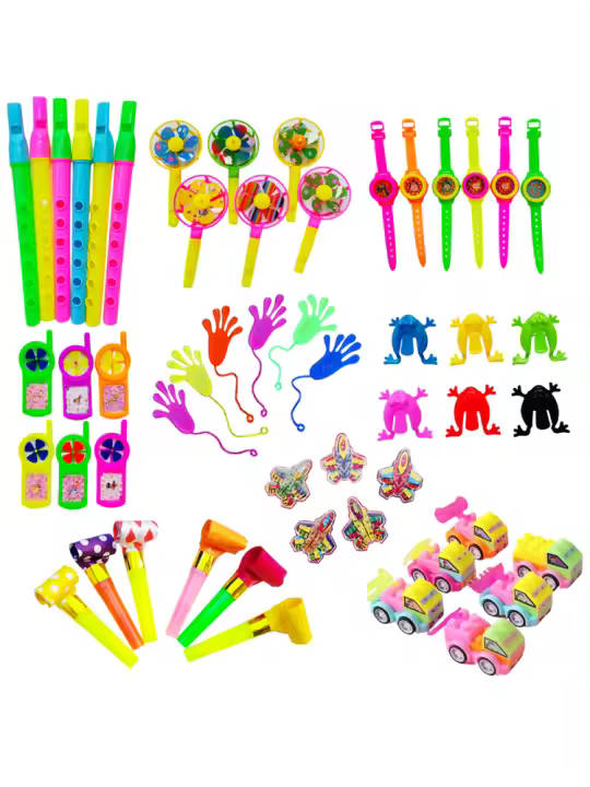 Juego De 54 Piezas De Juguetes Para Fiestas De Cumpleaños Y Baile De Quinceañera Con Pinata Rellena Juguete De Bautizo Juguete De Carnaval Juguete De Regalo Para Niños Y Niñas - 1