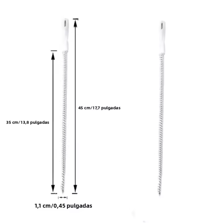 Limpieza De Grifos De Cocina Y Baño: Varillas Limpiador Flexible Para Desobstruir Tuberías Y Bendices De Desagüe Ecológicas 1/2pcs - 1