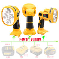 Lámpara LED 12W Con Puerto USB Para Iluminación De Emergencia Al Aire Libre Compatible Con Baterías Dewalt 14.4V 18V 20V DCB140 DCB181 DCB200 - details 0