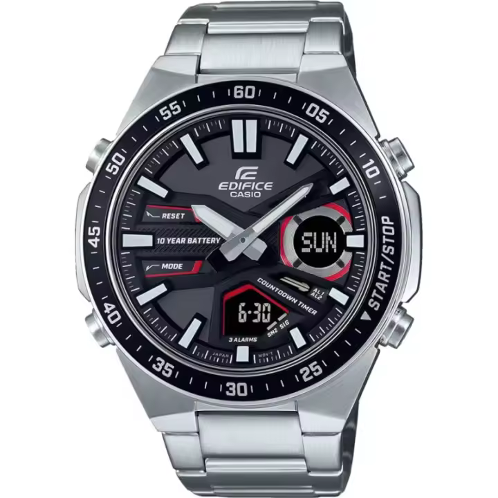Reloj Casio Hombre Edifice Acero Efv-c110d-1a4vef - 1