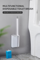 Cepillo De Inodoro Desechable Y Antibacteriano Montado En La Pared Con Limpiador Integrado Y Cabeza De Repuesto Para Uso Doméstico Hygienico Y Limpio - details 0