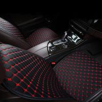 Cubierta De Asiento De Coche De Cuero PU Universal Anti-Rasguños Resistentes Al Desgaste Suaves Para Todas Las Estaciones Cojín De Espalda Minimalista Protector Contra Golpes - details 16